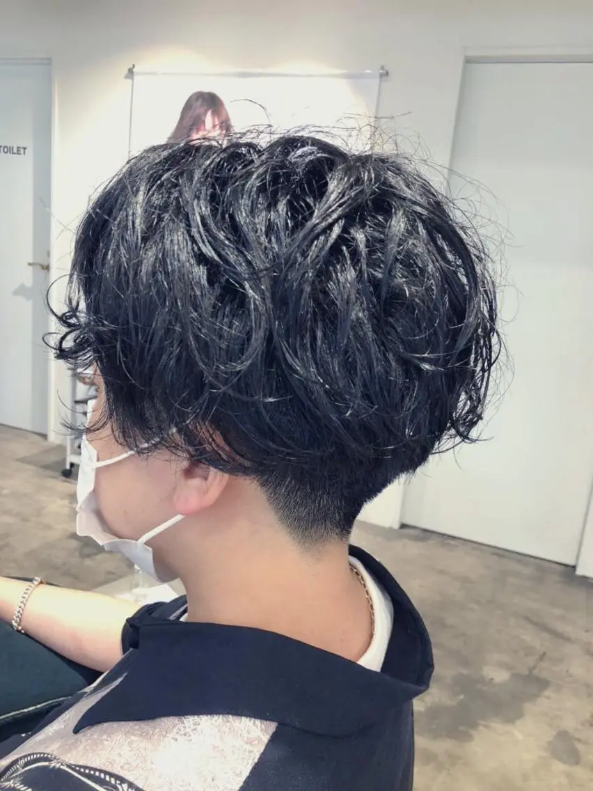 パーマ メンズ カット パーマ MEN'S特化🌈 KATOのヘアスタイル
