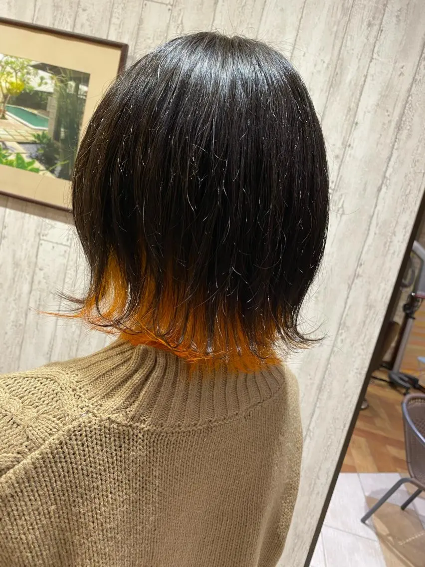 ショート カラー ヘアカラー トリートメント 🦋店長🦋 ほんさわ みずきのヘアスタイル