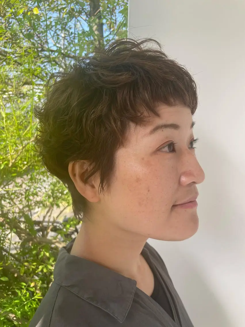 ショート パーマ ベリーショート ショートヘア 小酒井 智洋のヘアスタイル