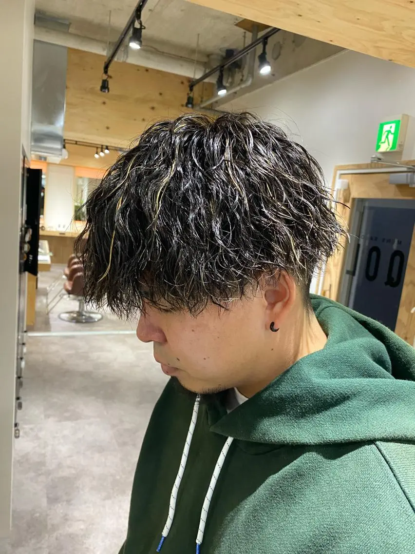 パーマ メンズ カット パーマ トリートメント ヘアセット 再現性No.1ヘア ごーた立川のヘアスタイル