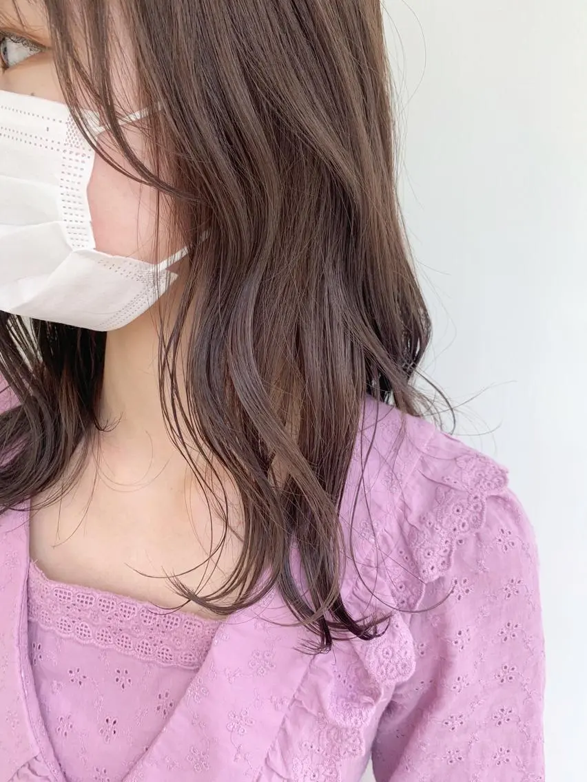 セミロング カット ヘアカラー 【ボブ/個室サロン】 癒し空間mimuraのヘアスタイル