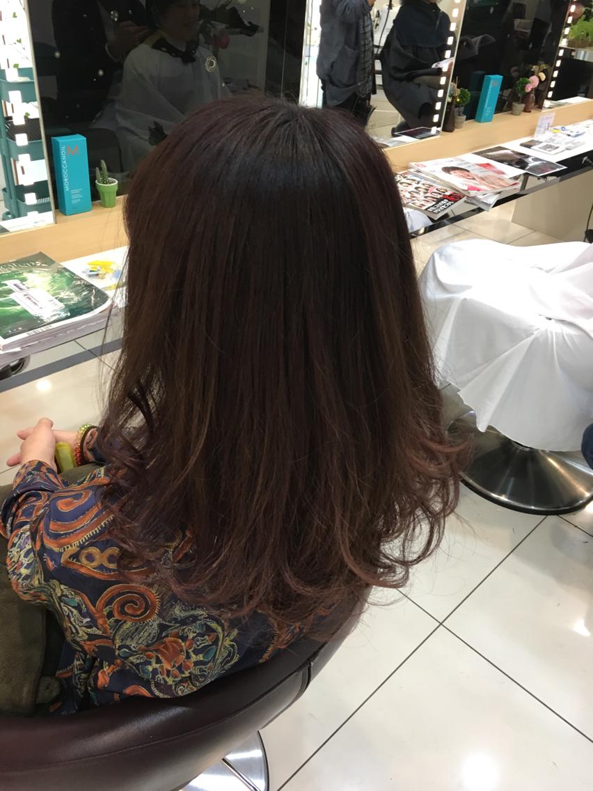 セミロング 植田 敬太のヘアスタイル