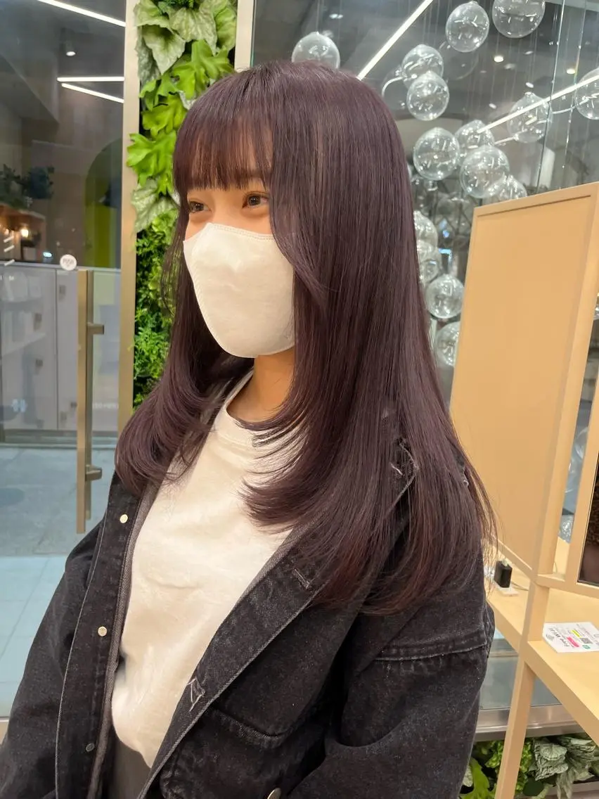 カラー ラベンダーカラー 🟣niw SHUNNA🟣のヘアスタイル