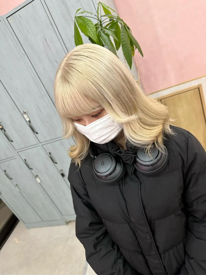 ミディアム カラー 町田ブリーチデザイン 🌈MANATOのヘアスタイル