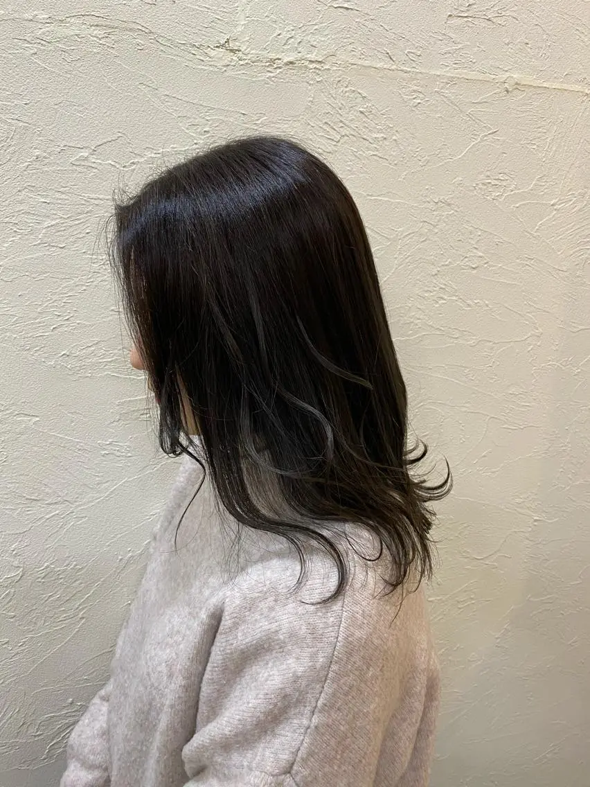 ロング カラー カット ヘアカラー トリートメント ENIF ヤマグチアツコのヘアスタイル