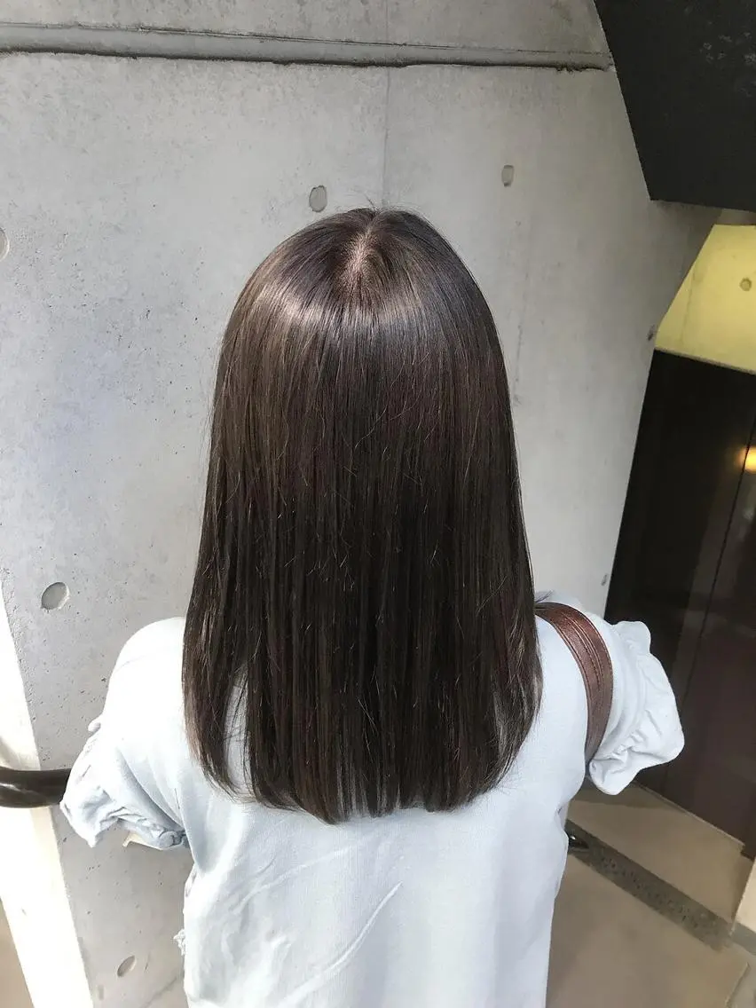 ミディアム カラー カット トリートメント 仁木 謙太のヘアスタイル