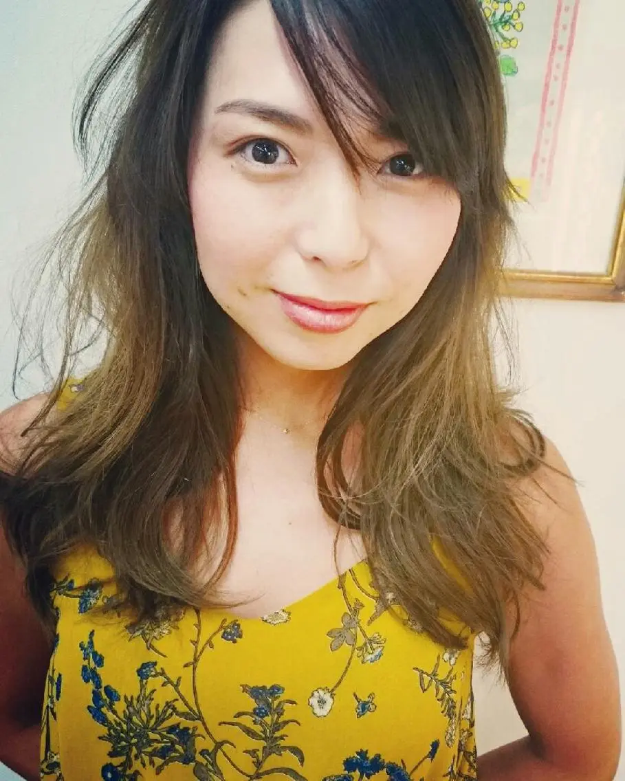 ロング カット ヘアカラー 山口 志のヘアスタイル
