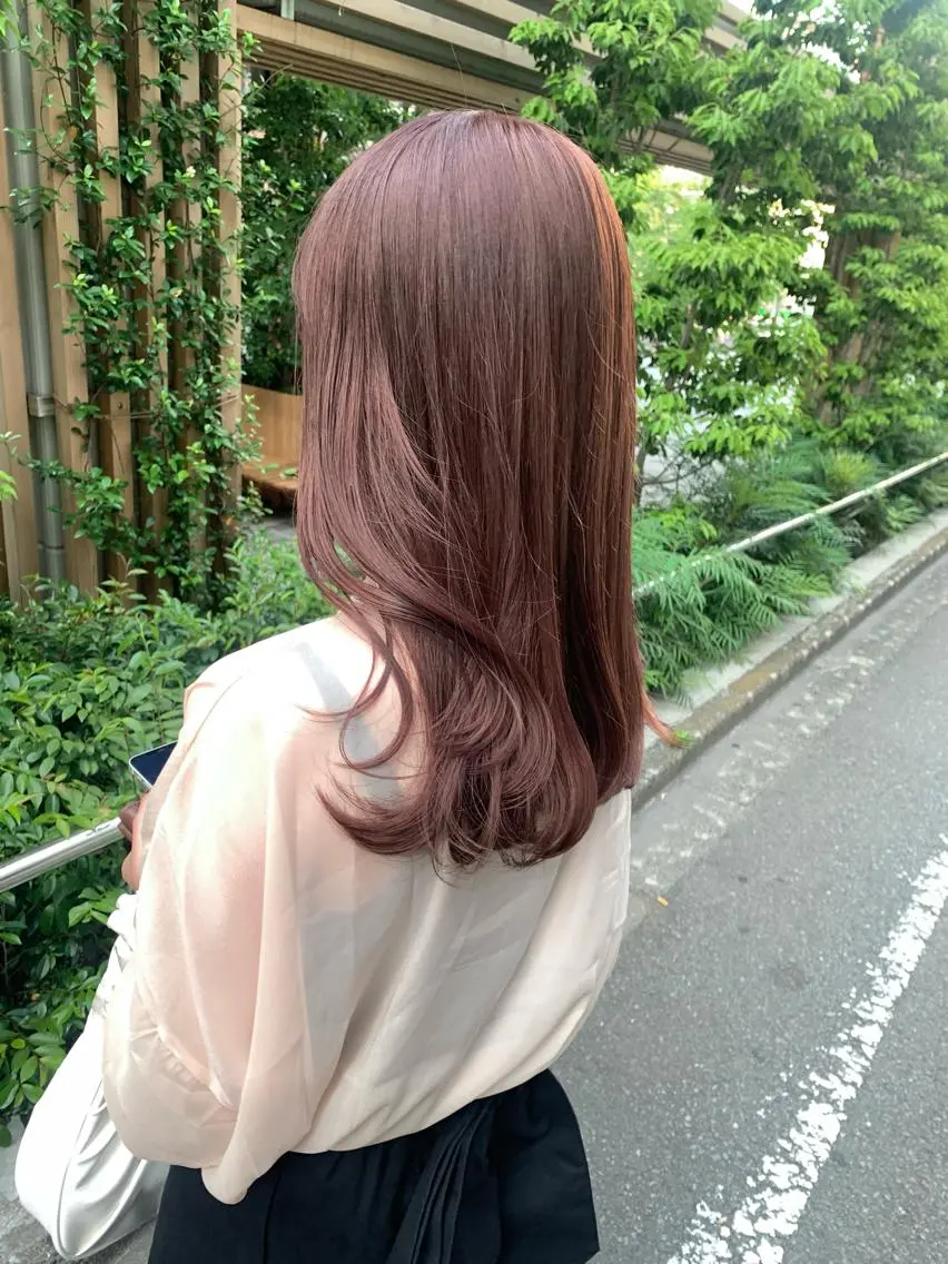 ロング カラー leben serikaのヘアスタイル