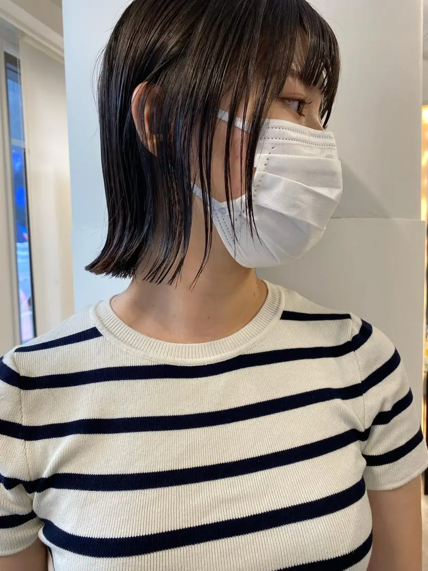 ショート カラー カット ヘアカラー トリートメント センターパート/ レイヤー/ayuのヘアスタイル