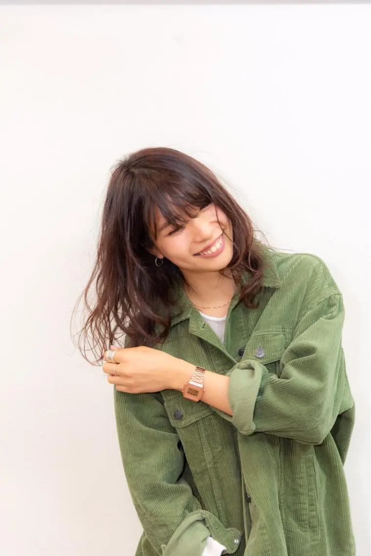 セミロング カラー アッシュ ボルドーカラー 似合わせカット a.Pecslap/ TERUのその他イメージ