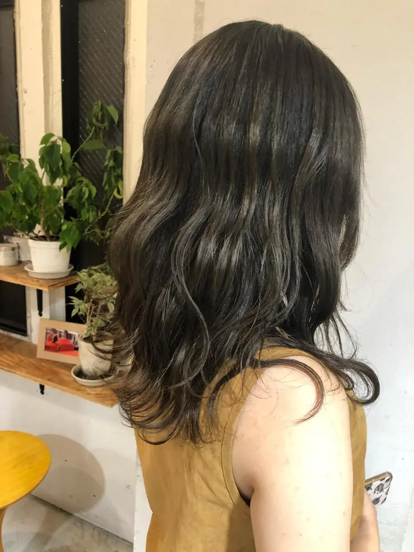 ロング カラー ヘアアレンジ メンズ キッズ ネイル マツエク・マツパ 透明感カラー🤎 ゆりのヘアスタイル