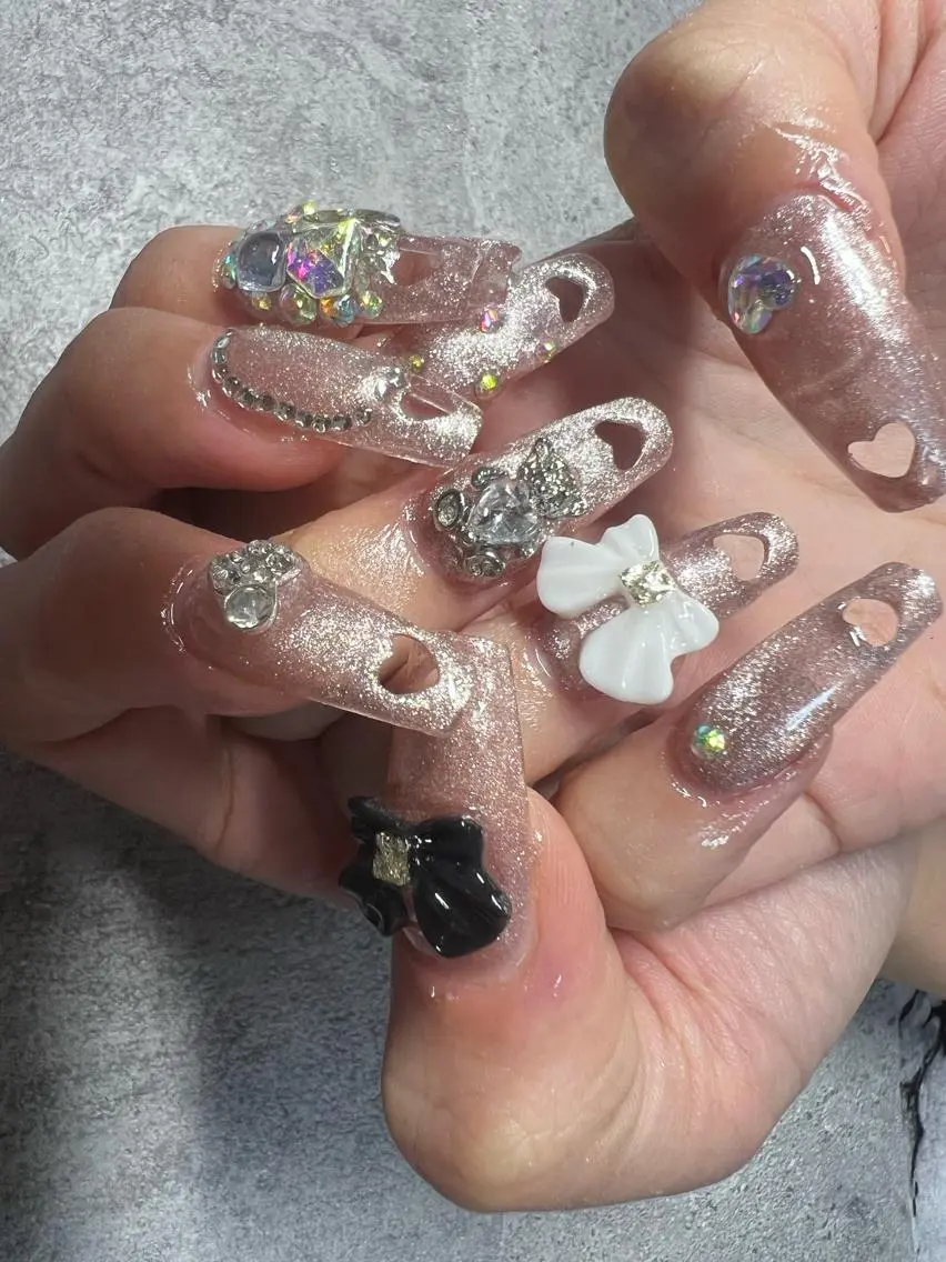 ネイル ハート ネイルチップ Mimi Nailのネイルデザイン