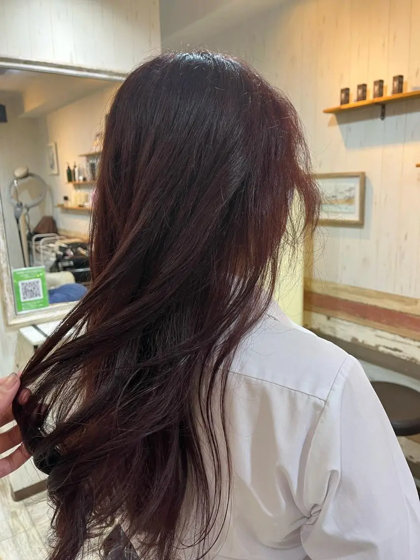 カラー ヘアカラー トリートメント キンサダ ワンリダ‪のヘアスタイル