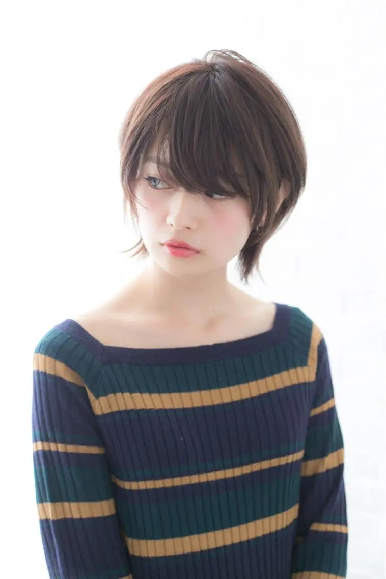 ショート 似合わせカット ショートヘア 小顔カット カット 井上 美奈子のヘアスタイル