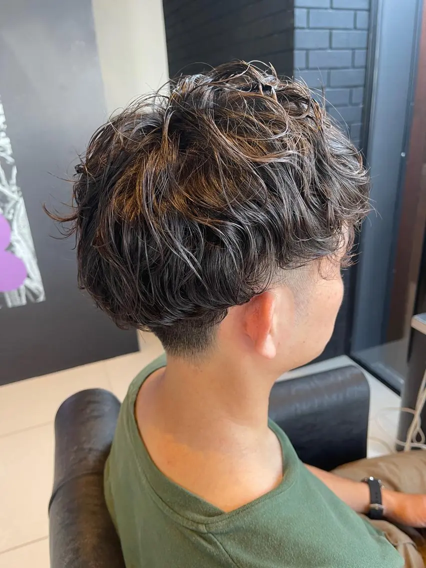 パーマ メンズ メンズパーマ 三好 達也のヘアスタイル