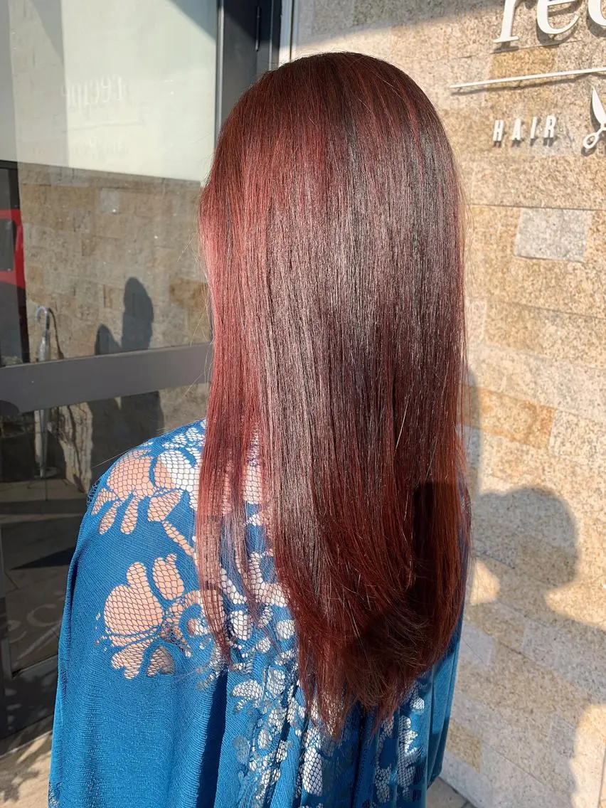 ロング ヘアカラー トリートメント ヘアセット 中村 優太のヘアスタイル