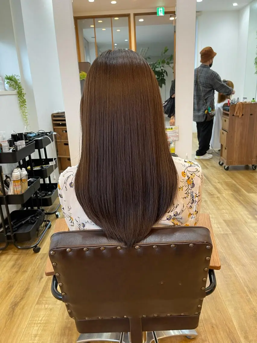 ロング カラー 髪質改善・縮毛矯正 💎ASUKAのヘアスタイル