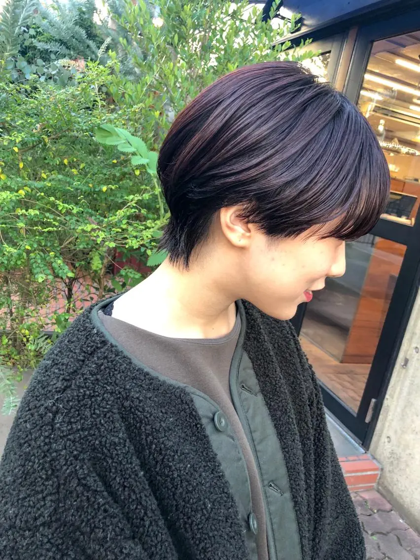 ショート カラー ベージュカラー ラベンダーカラー ラベンダーベージュ ショートヘア ウルフカット カット ヘアカラー トリートメント ヘアセット センスをお届けします 大谷将生infpのヘアスタイル