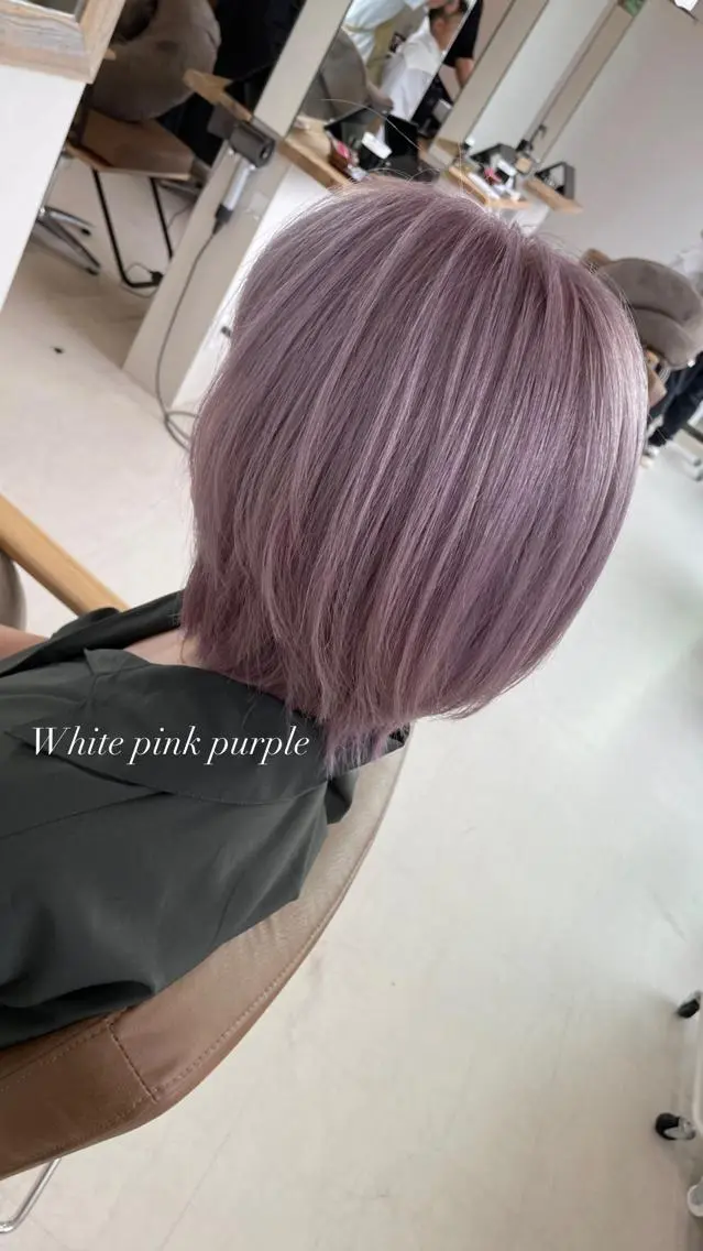 ミディアム ヘアカラー 鈴木 妃帆未のヘアスタイル