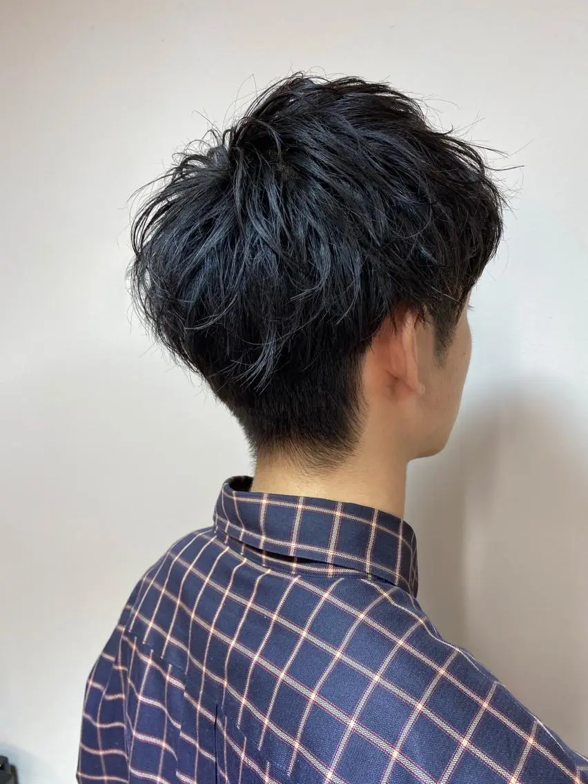 メンズ マッシュ 柏メンズパーマ特化 蛯谷 晃裕のヘアスタイル