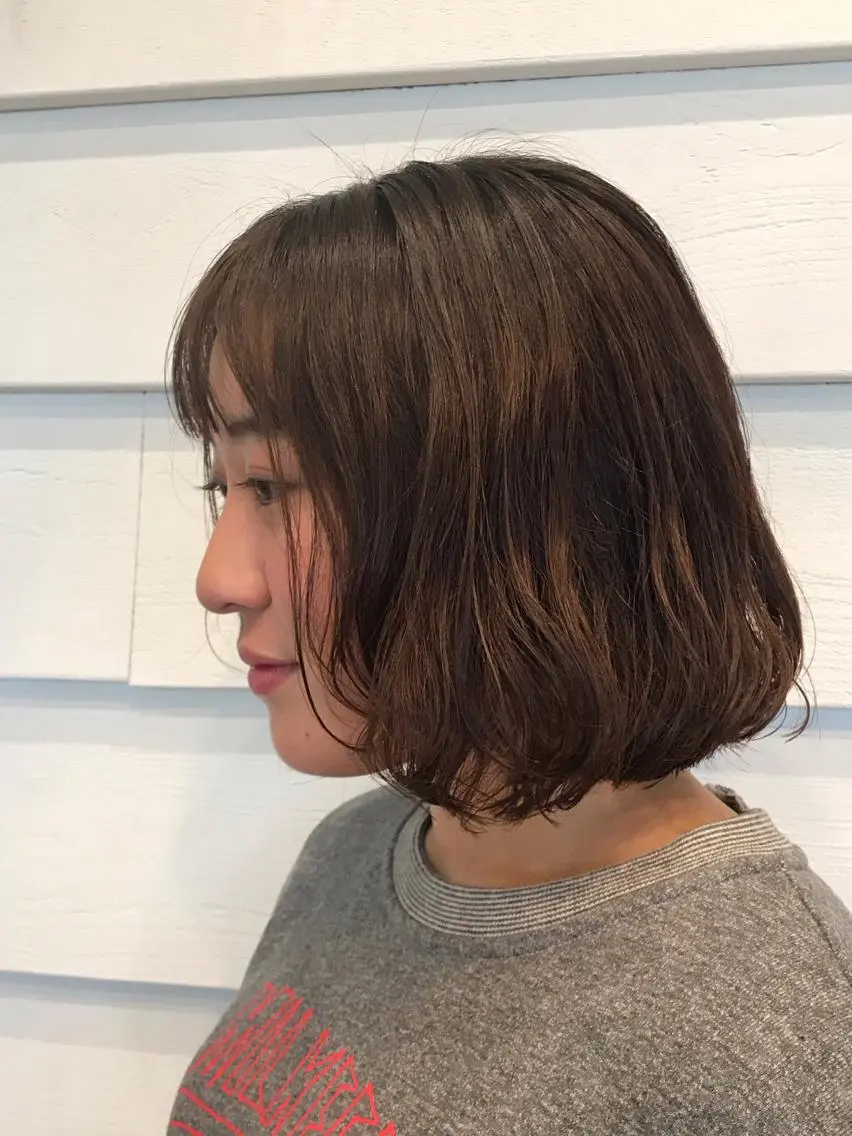 ショート パーマ 逗子葉山 ナオイカイラのヘアスタイル