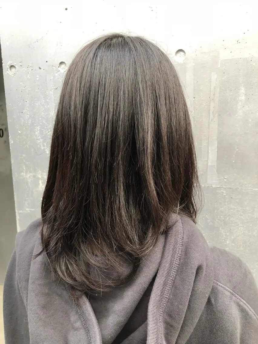 ミディアム カラー パーマ ヘアアレンジ ミニボブ/ブリーチ 🌈MISATOのヘアスタイル