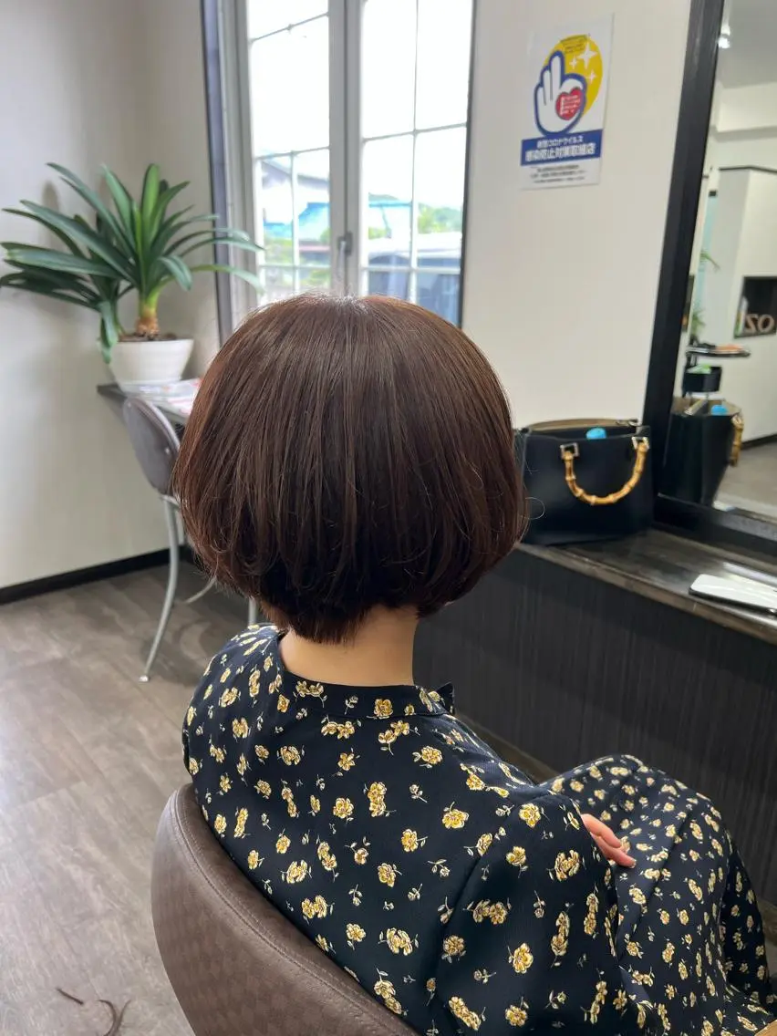 ショート カラー ショートボブ 透明感カラー ボブ ショートヘア 田中 真理のヘアスタイル