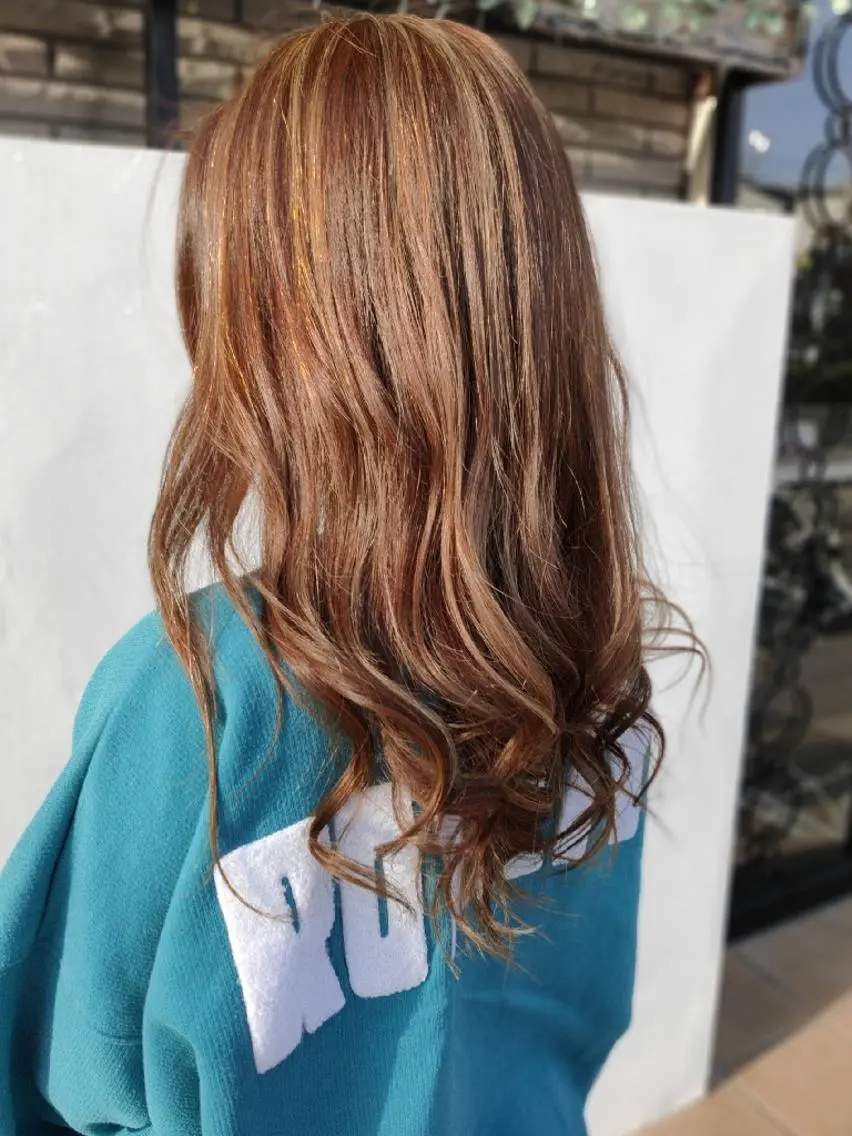 ロング カット ヘアカラー ★竹本 千春★のヘアスタイル