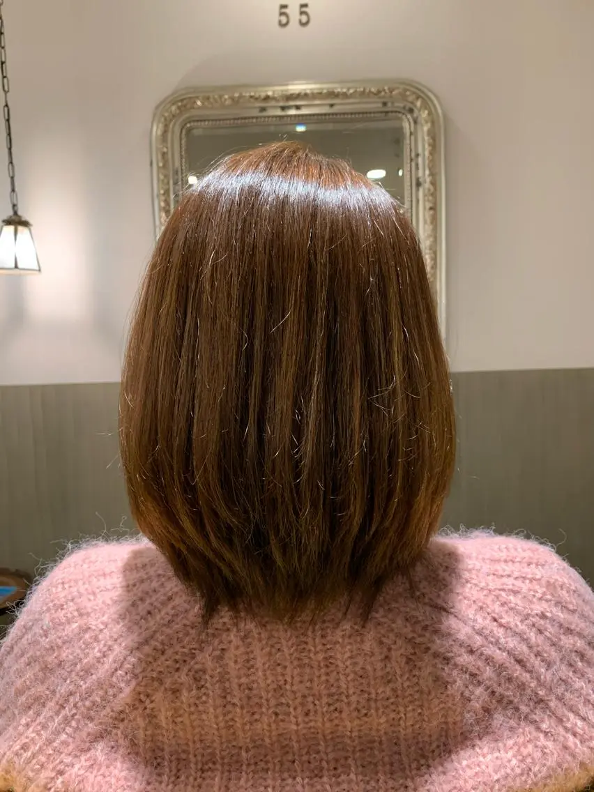ミディアム カラー 韓国スタイル🇰🇷 annaのヘアスタイル
