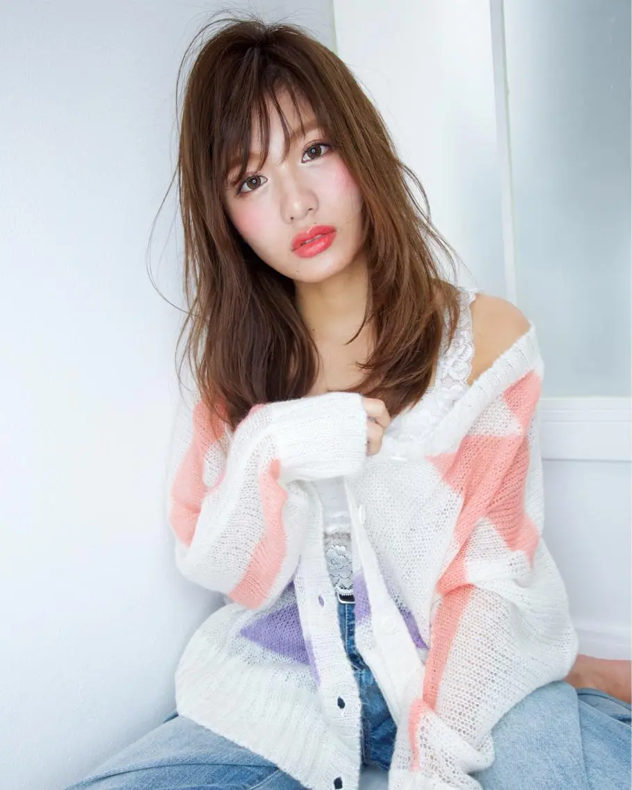 ロング 高瀬 信幸のヘアスタイル