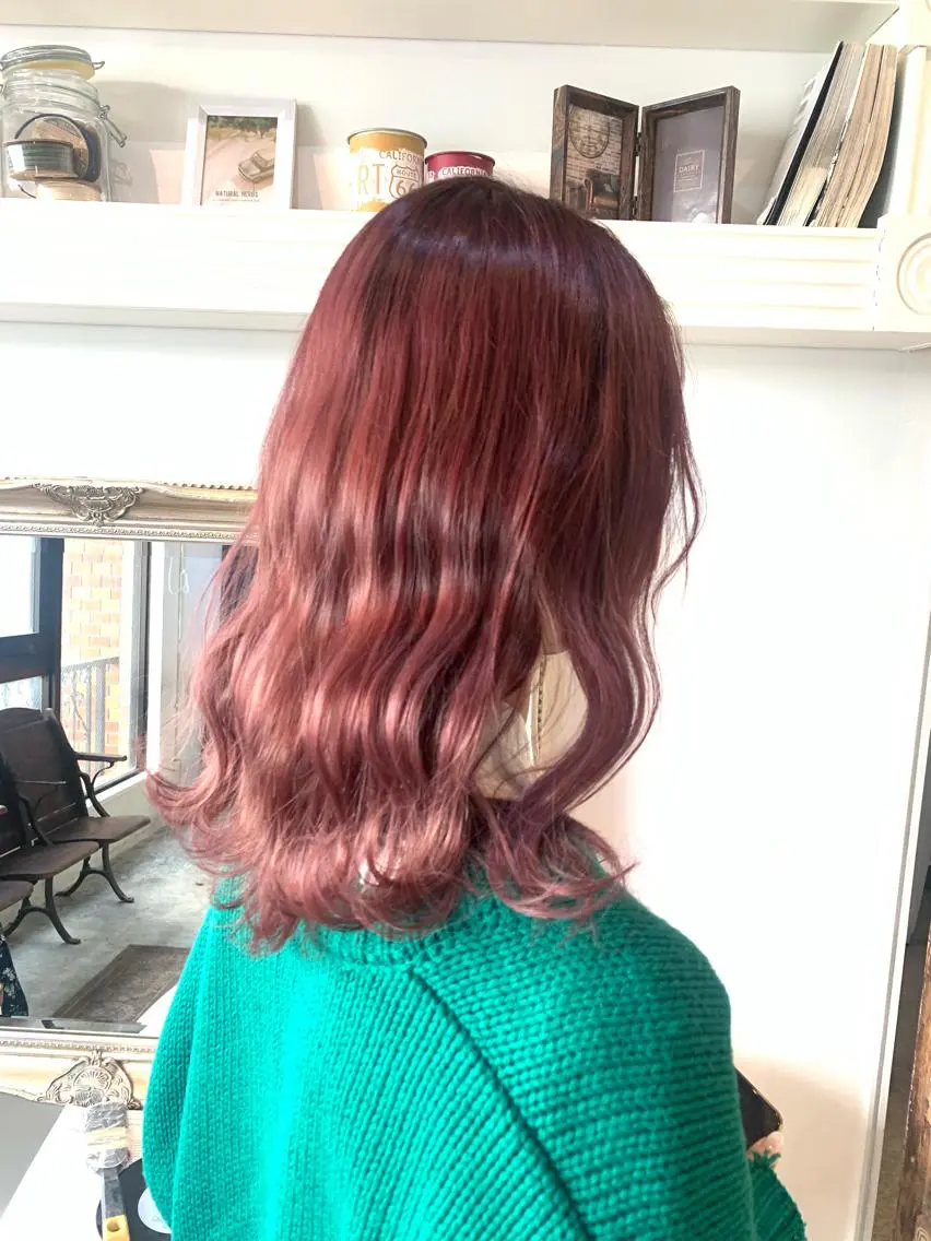 ロング カラー ヘアアレンジ ベージュカラー 大宮/山口 竣也のヘアスタイル