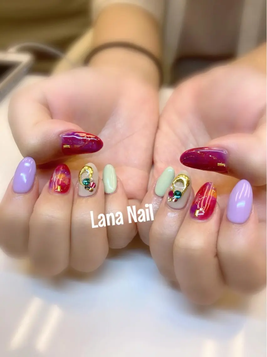 ネイル ジェルネイル Lana Nailのネイルデザイン