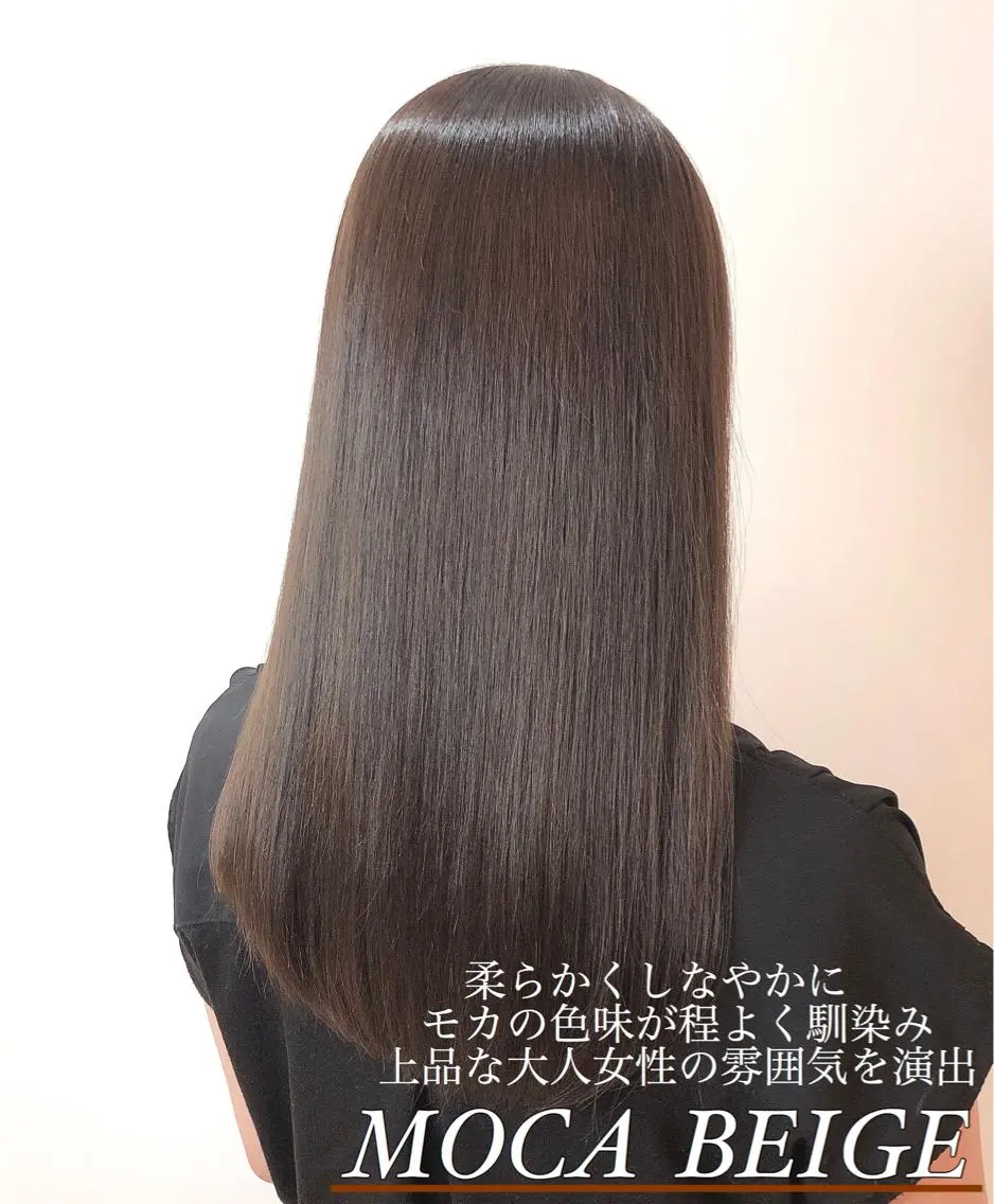 セミロング カラー パーマ 透明感カラー 髪質改善 ストレートパーマ ヘアカラー 縮毛矯正 トリートメント ✨似合うのその先へ✨ 田中延和のヘアスタイル