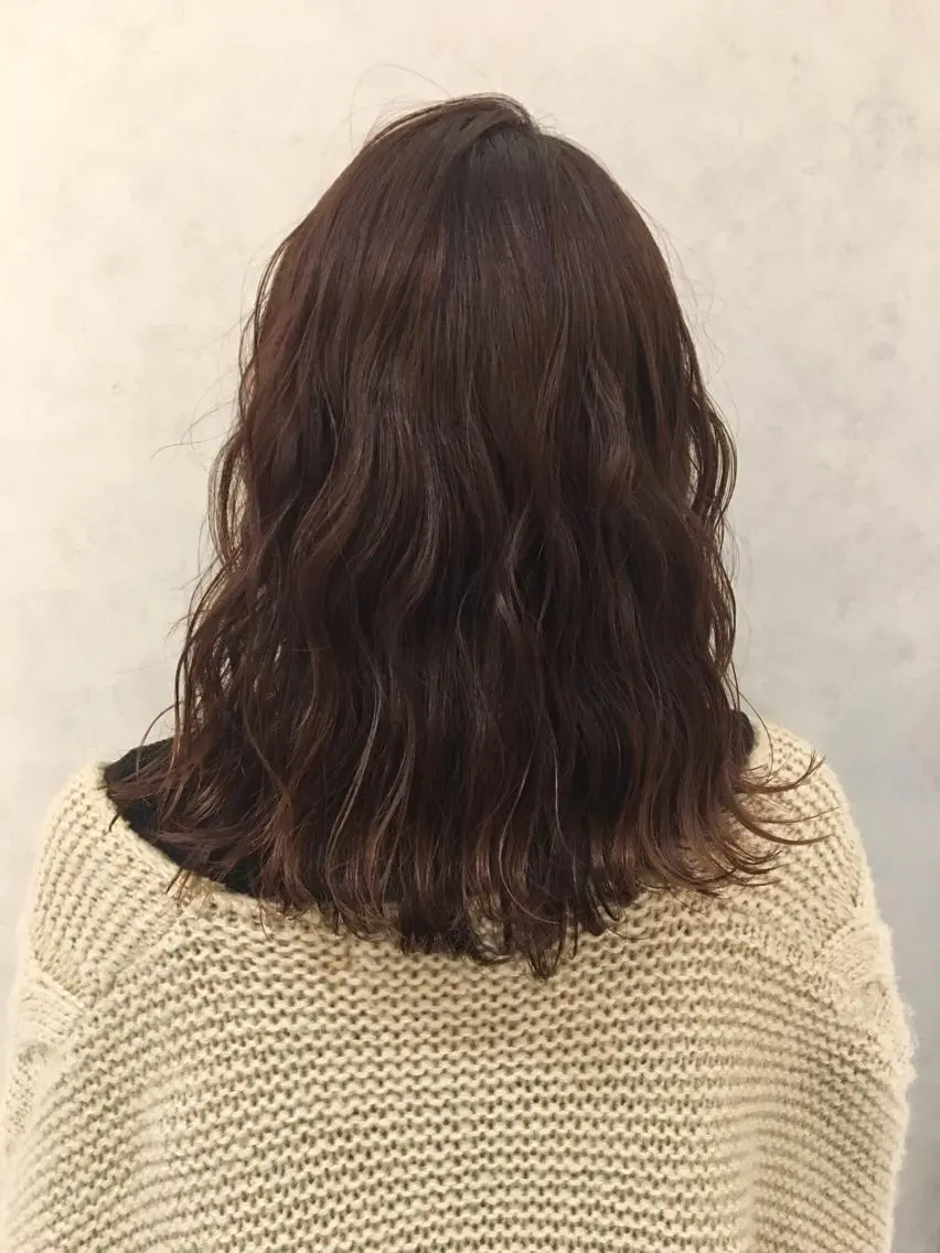 ミディアム カラー ︎︎🧸 ユリ ︎︎🧸のヘアスタイル