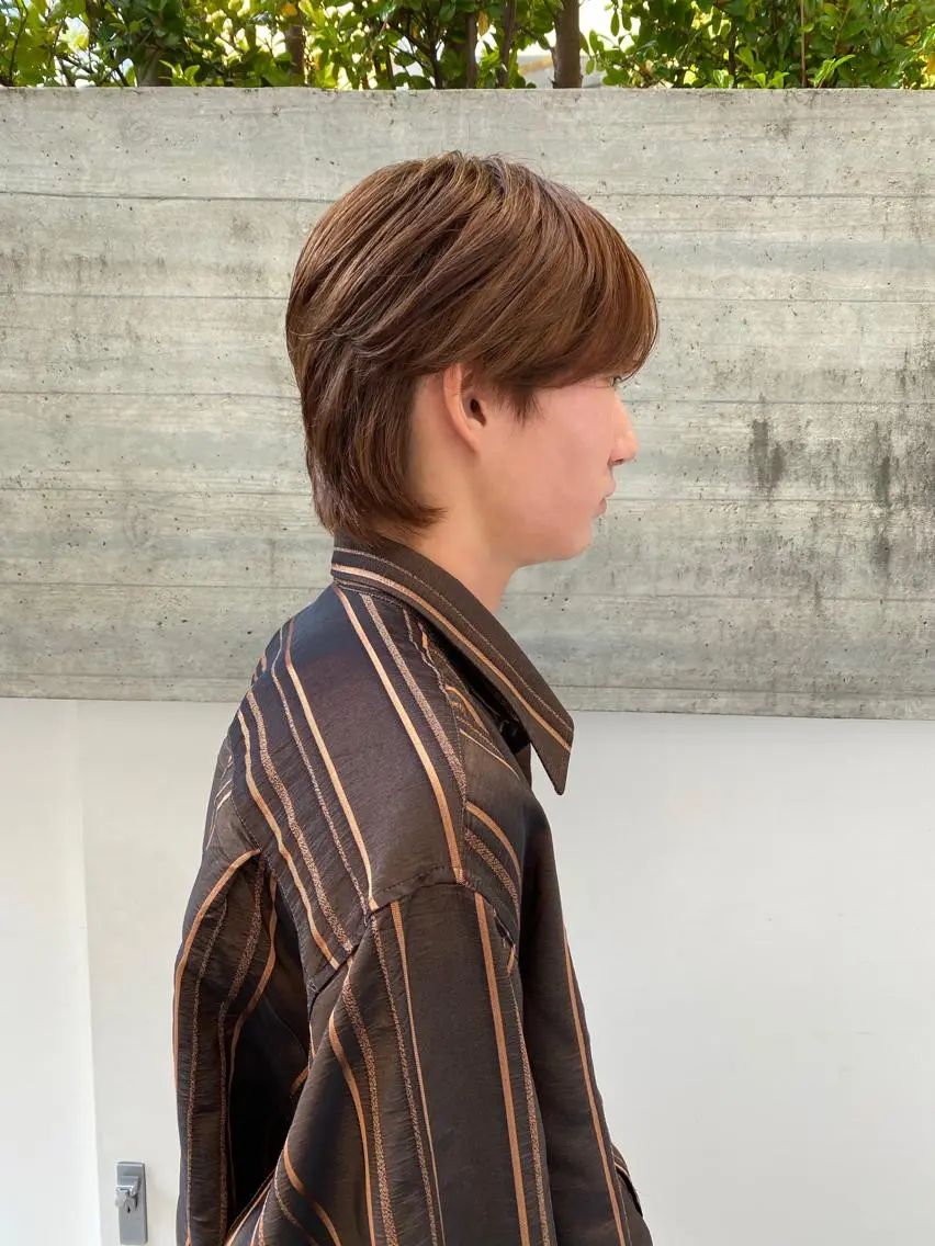 カラー メンズ ヘアカラー トリートメント パーマ、髪質改善 カズマのヘアスタイル