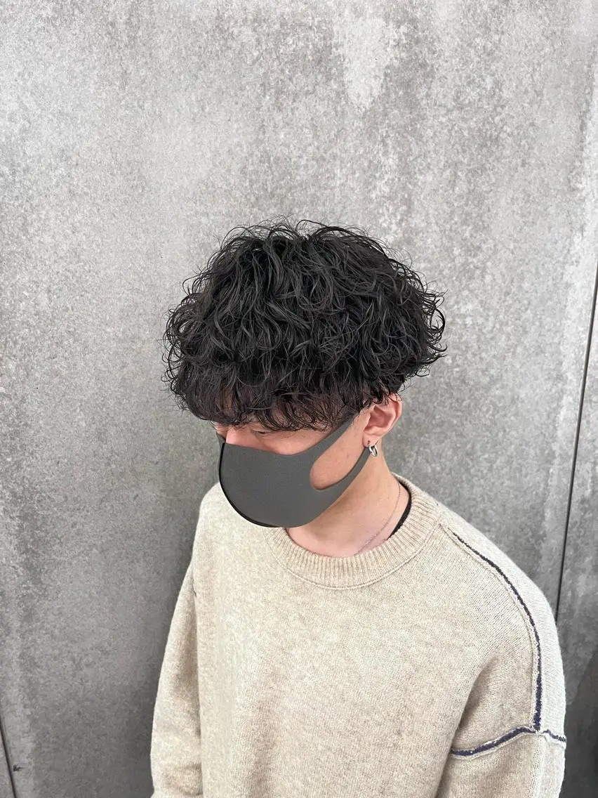 ショート パーマ メンズ カット パーマ 瀧野 翔吾【メンズ特化】のヘアスタイル