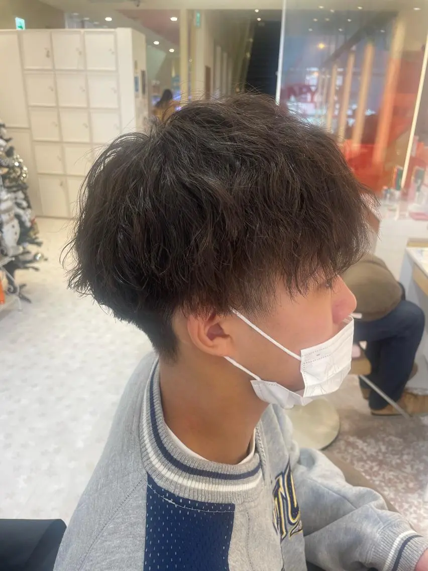 パーマ メンズ メンズパーマ ツイストスパイラルパーマ スパイラルパーマ まつ毛エクステパーマ 烏丸/大宮/nicoのマツエク・マツパデザイン