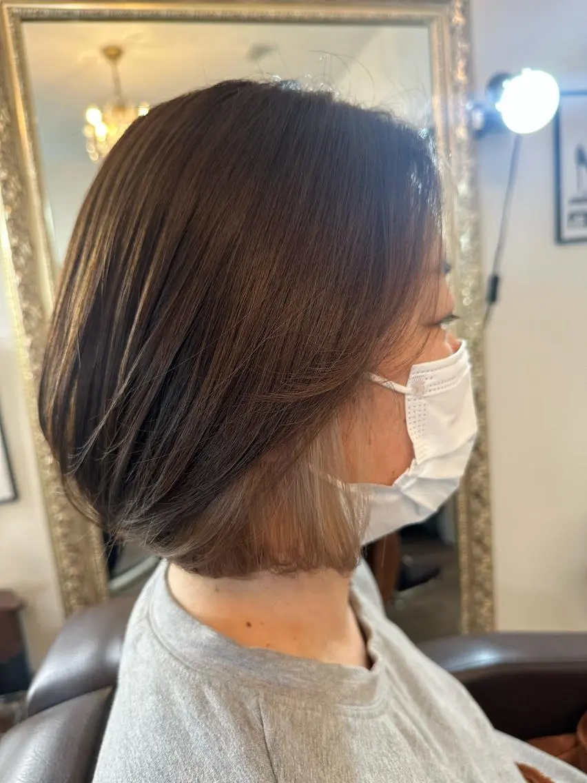 ショート カラー イヤリングカラー 🌺✨小川 友佳✨🌺のヘアスタイル