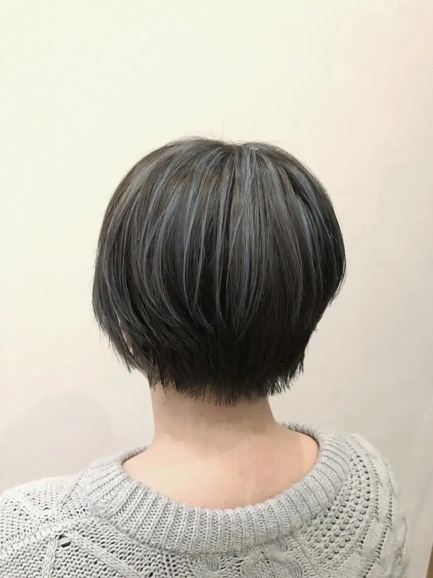 カラー アッシュ ハイライトカラー 🫧艶髪/ブリーチ 🐳honami🫧のヘアスタイル