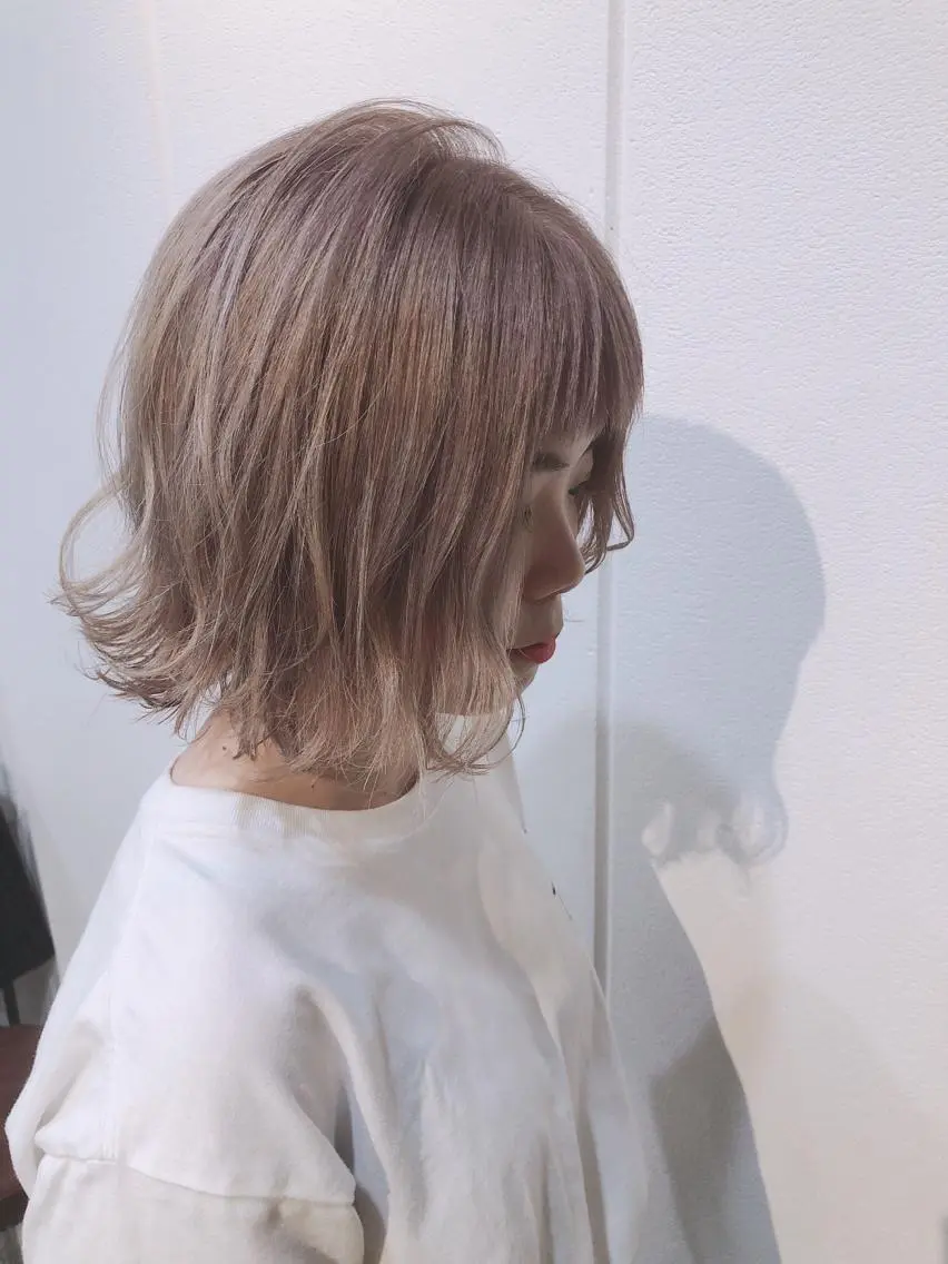 ショート カラー cherir髪質改善 パーソナルカラー診断のヘアスタイル