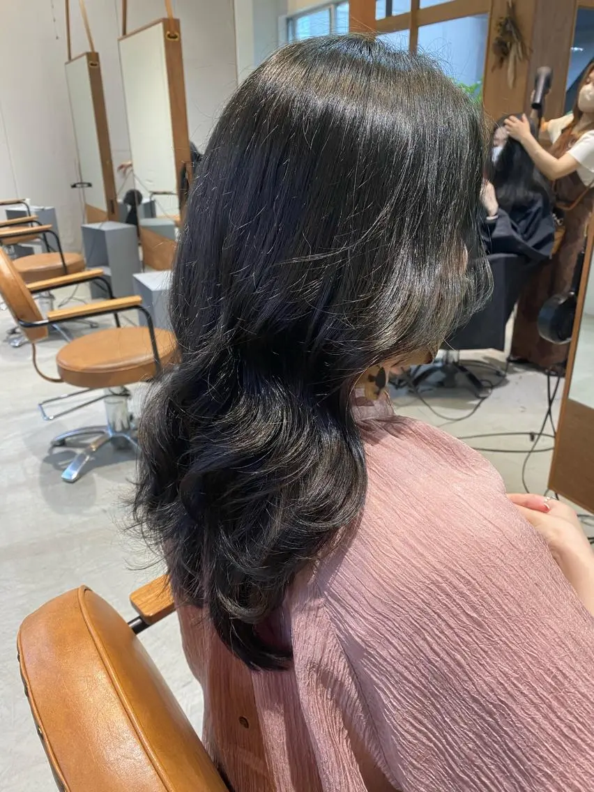 ロング 似合わせレイヤー 阿波座/ふじむらのヘアスタイル