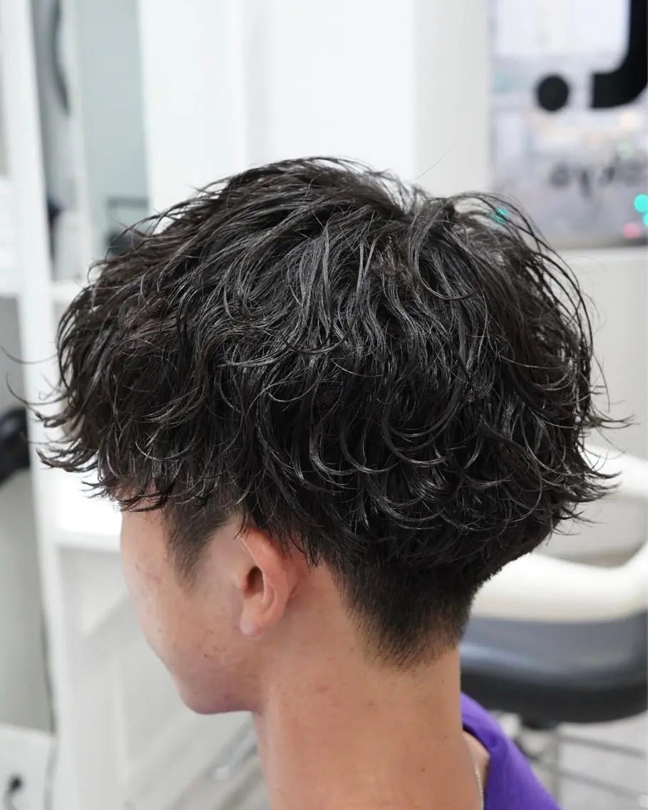 パーマ メンズ カット パーマ 町田No.1パーマ 特化✂︎小杉澪生のヘアスタイル