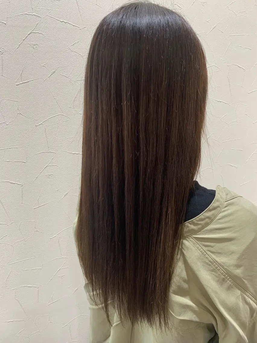 セミロング パーマ カット 縮毛矯正 伊勢崎/nap hair 栗原大輔のヘアスタイル