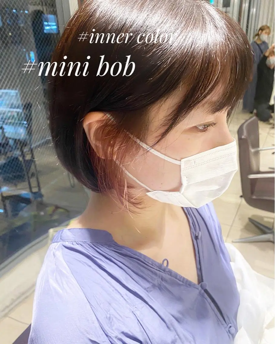 ショート ボブ 岩崎 仁美のヘアスタイル