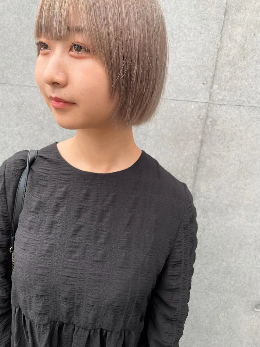 ショート カラー ハイトーンカラー 似合わせカット ショートヘア カット ヘアカラー トリートメント ヘアセット センスをお届けします 大谷将生infpのヘアスタイル