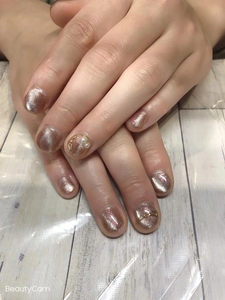 ネイル マグネットネイル ✨アン ミユ✨のネイルデザイン