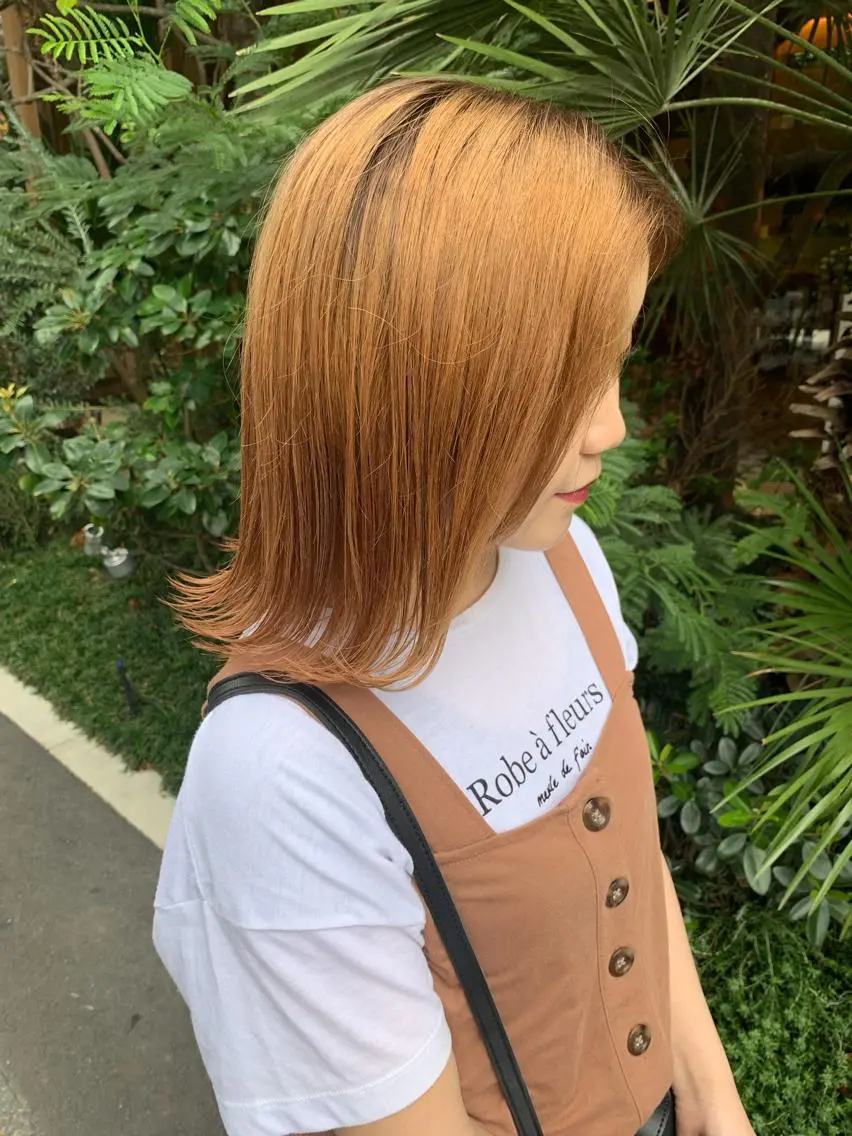 カラー 🧡色落ちまで2度 楽しめる🧡ヨシキのヘアスタイル