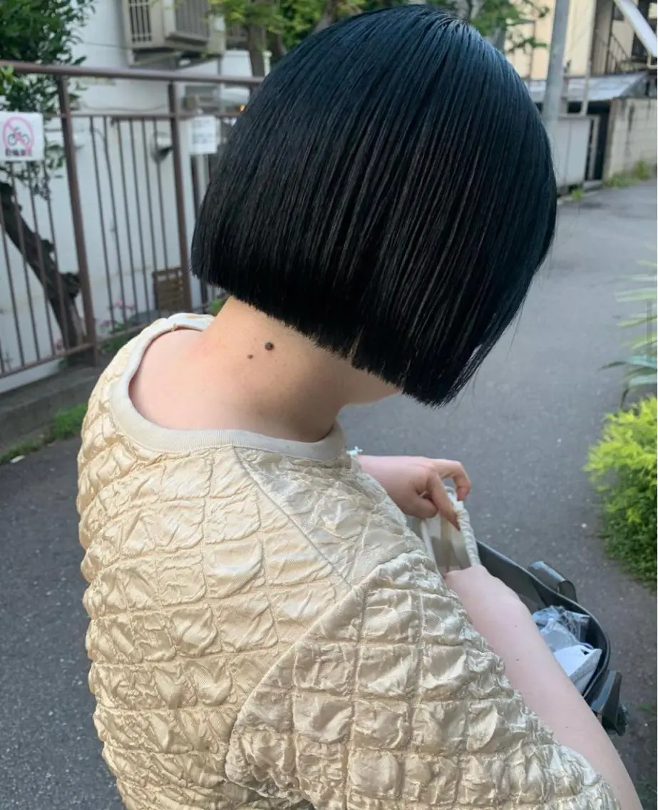 ショート カラー ボブ 髪質改善 ボブ/顔まわりカット 💫大澤奈緒美のヘアスタイル