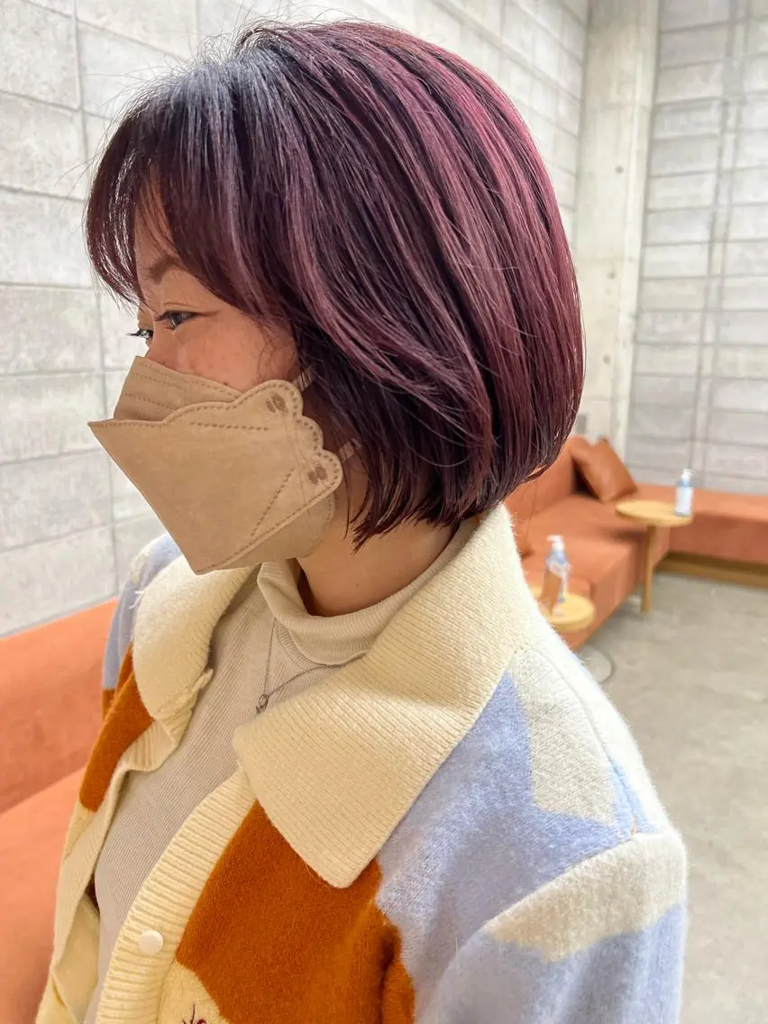 ショート ボブ レイヤーカット kento レイヤーカットのヘアスタイル