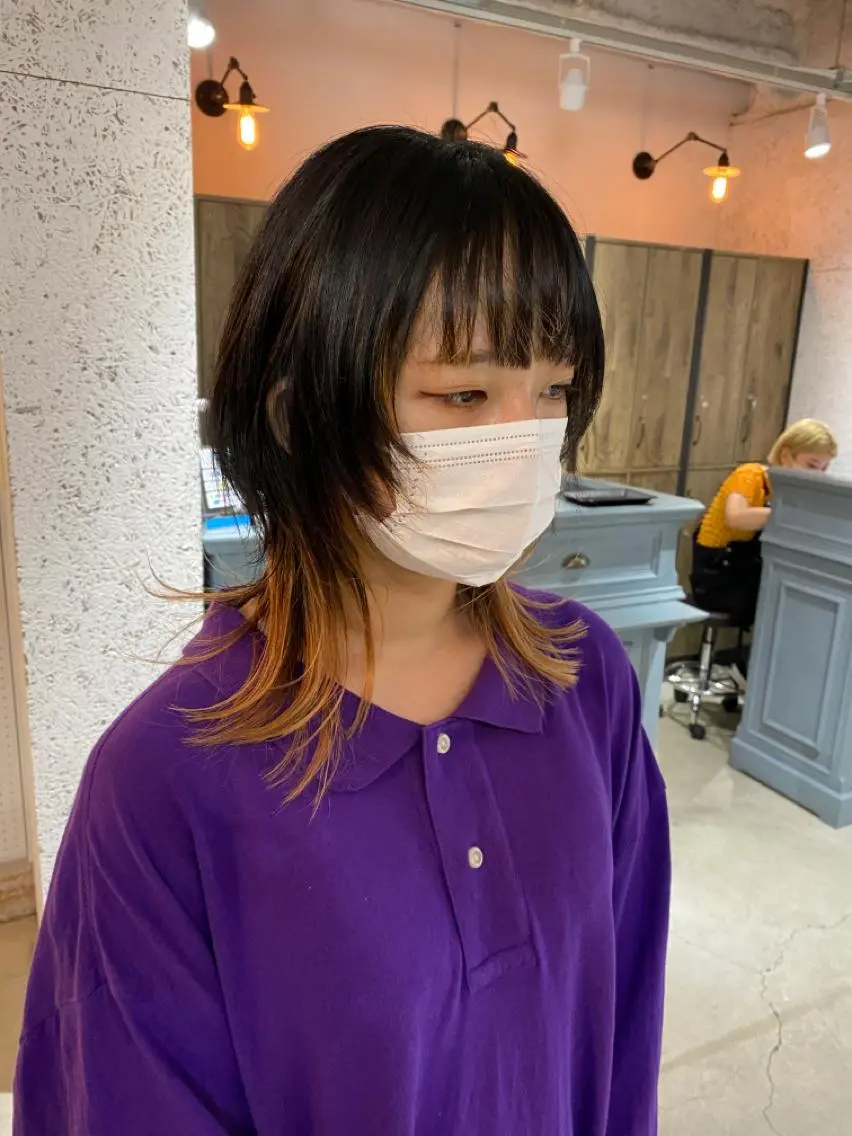 セミロング カラー KOOKI スティードトーキョーのヘアスタイル